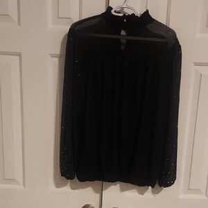 Elegant Black Women's Top